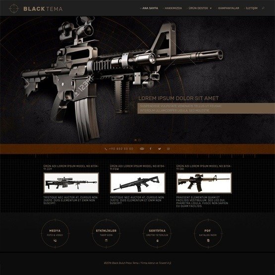 black teması savunma sanayii