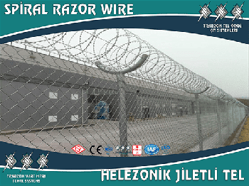 Helezonik Jiletli Tel ile Yüksek Güvenlik ve Maksimum Caydırıcılık