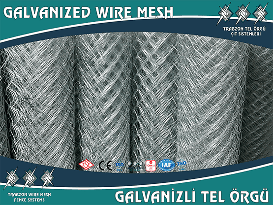 Galvanizli Tel Örgü | Trabzon Tel Örgü Çit Sistemleri