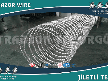 Helezonik Jiletli Tel Sistemleri | Yüksek Güvenlik ve Caydırıcılık – Trabzon Tel Örgü