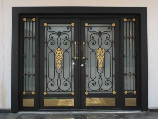 Trabzon Tel Örgü | Kemerli Ferforje Kapı Tasarımları