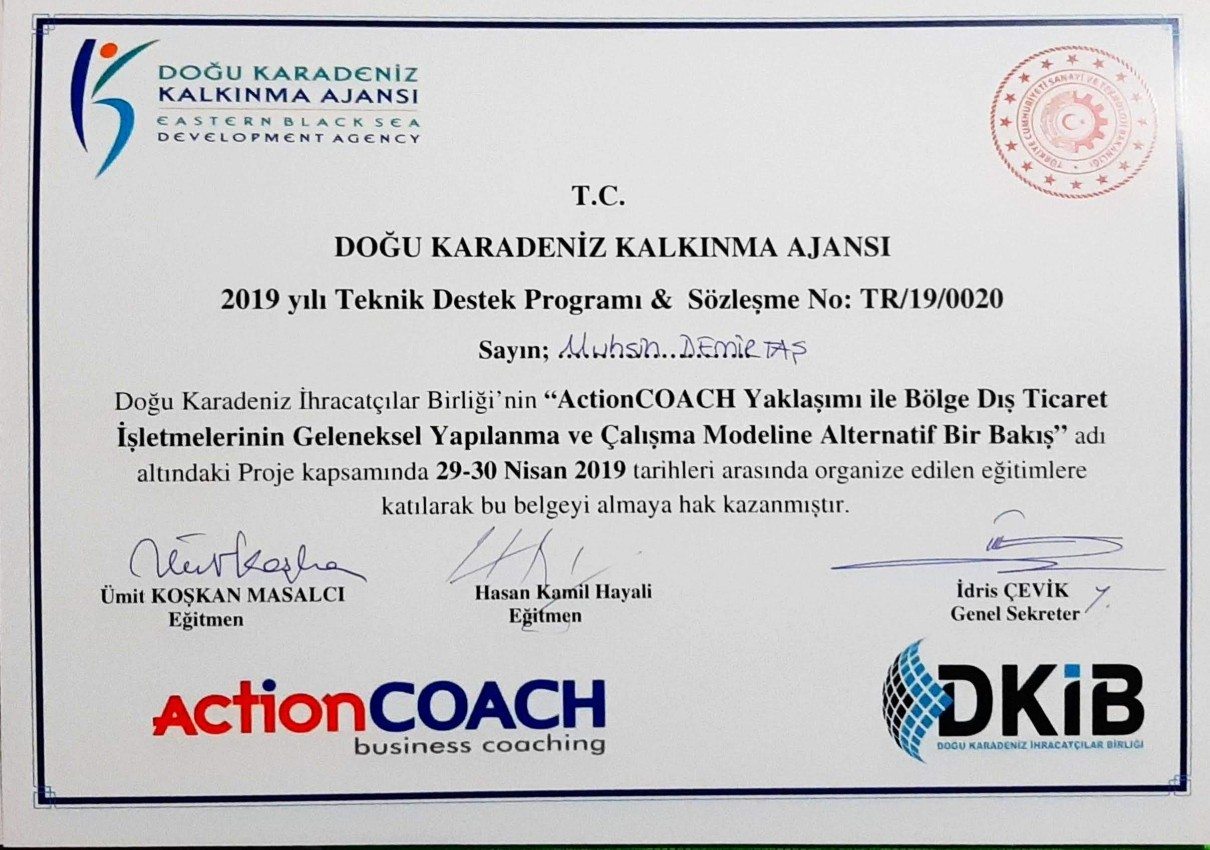DOKA Sertifikası